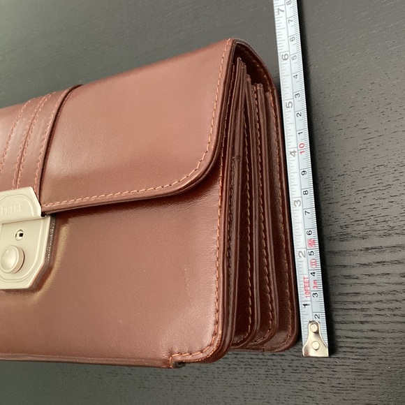 Petek 1855 Vintage Brown Leather Travel Organizer Bag - Picture 16 of 16